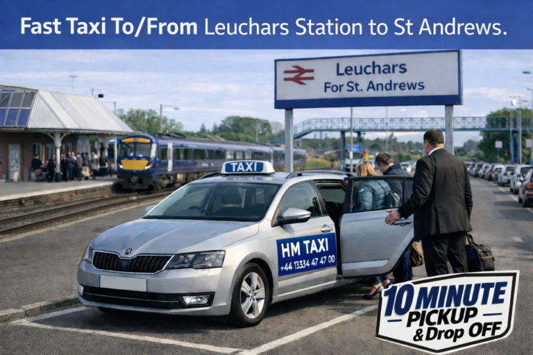reliable taxi Transfer from Leuchars Station to St Andrews